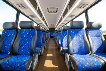 Manteca Charter Bus Inside