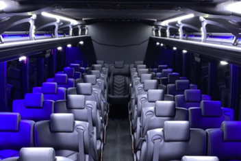 Manteca Charter Bus Interior