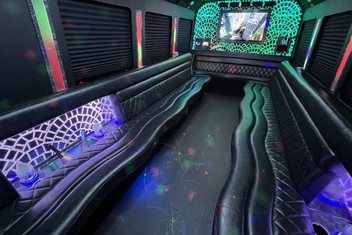 Manteca Limo Bus Interior