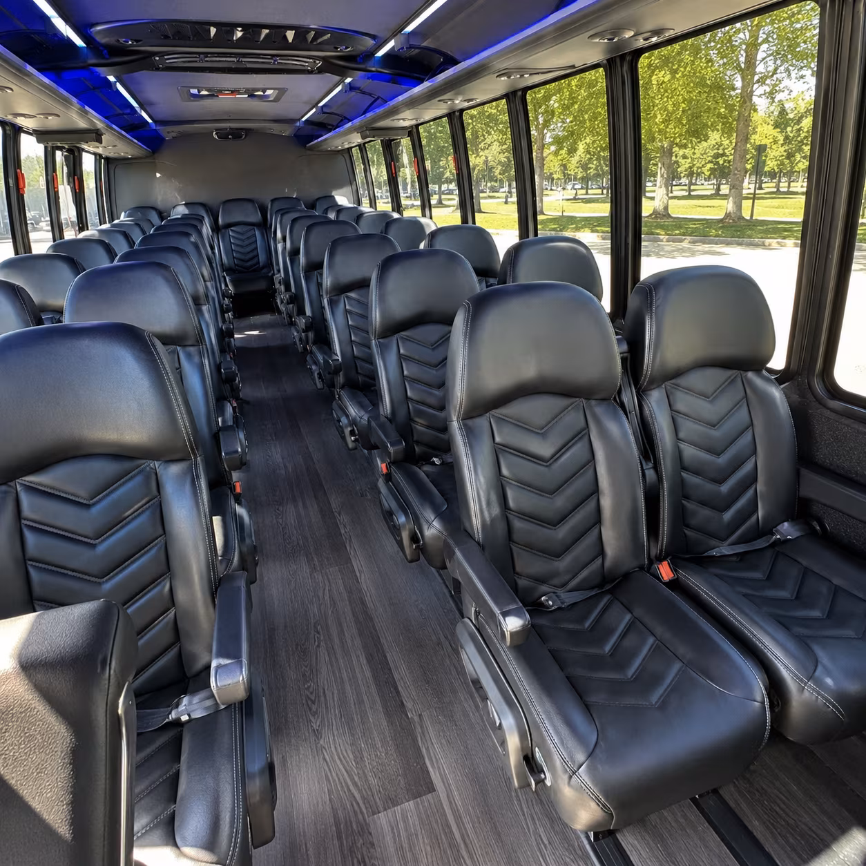 manteca wedding transportation onboard seating